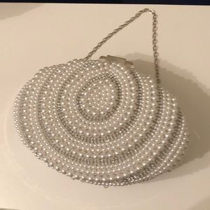 Mini Box Bag. Glamorous Rhinestone and Pearl decor. Beautifully exquisite!